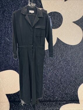 Rujuta Sheth Black Linen Jumpsuit